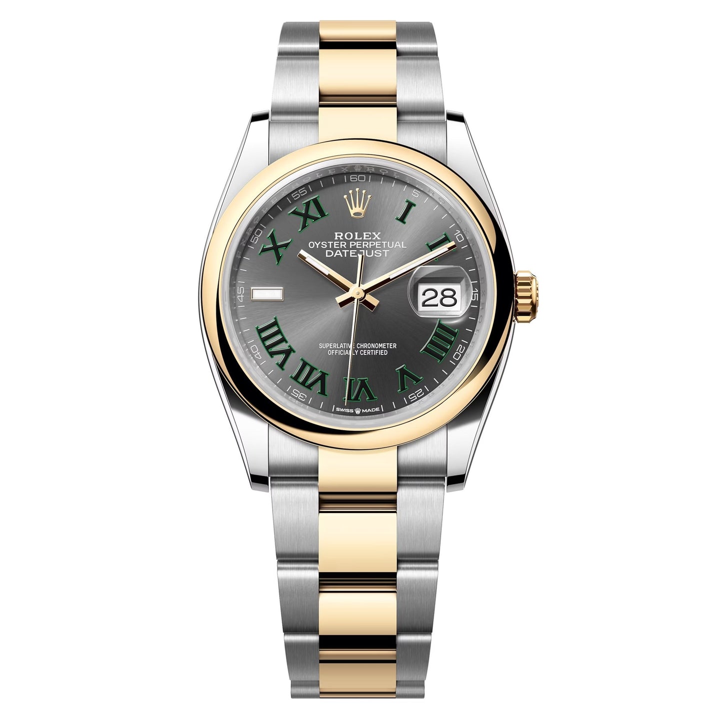 datejust 36 steel & yellow gold