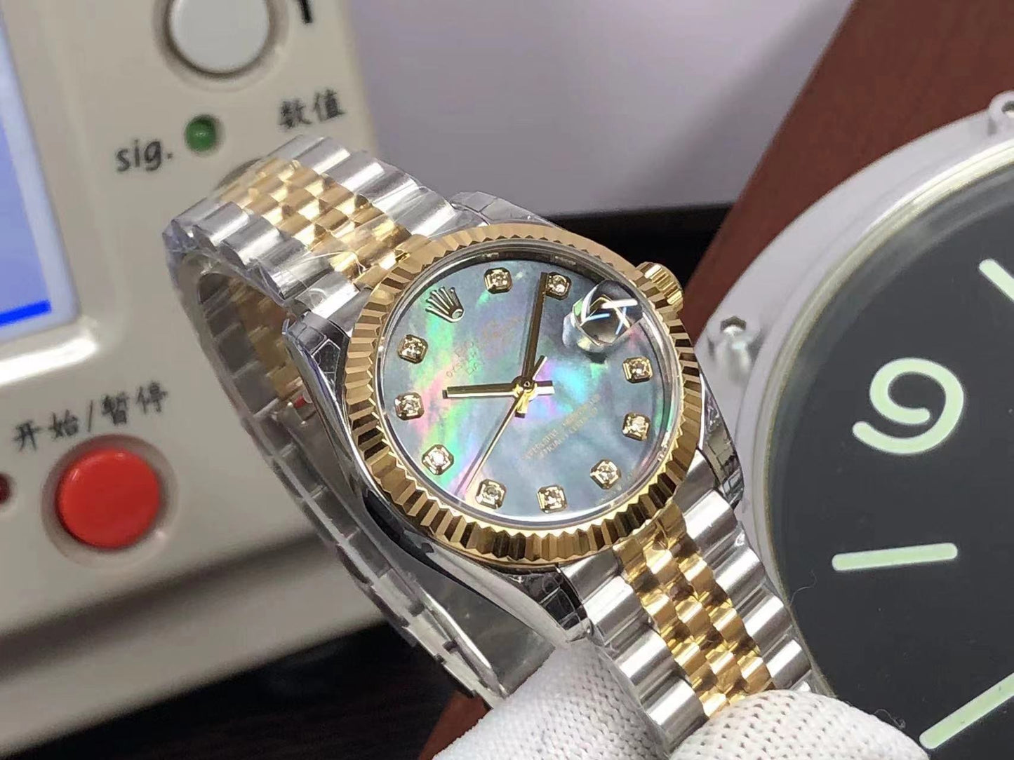 rolex datejust 31 steel and yellow gold