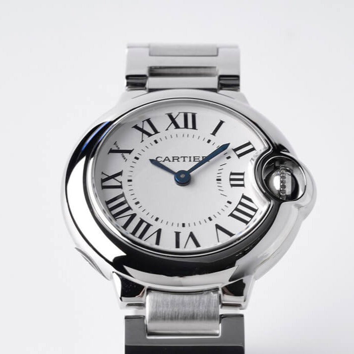 White Ballon 28mm Watch | Cartier Ballon Watch | luxurygroup