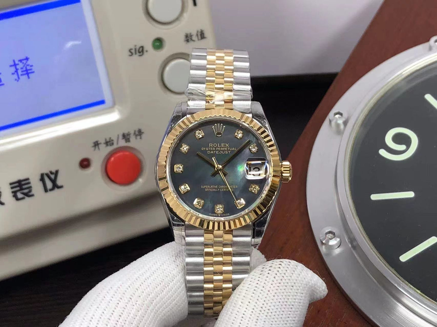 rolex datejust 31 steel and yellow gold