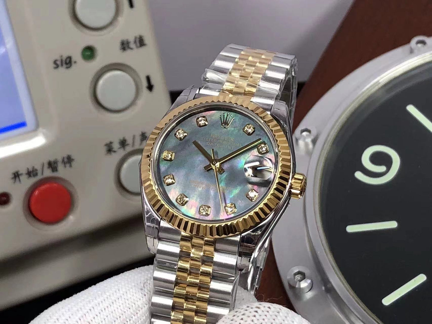 rolex datejust 31 steel and yellow gold