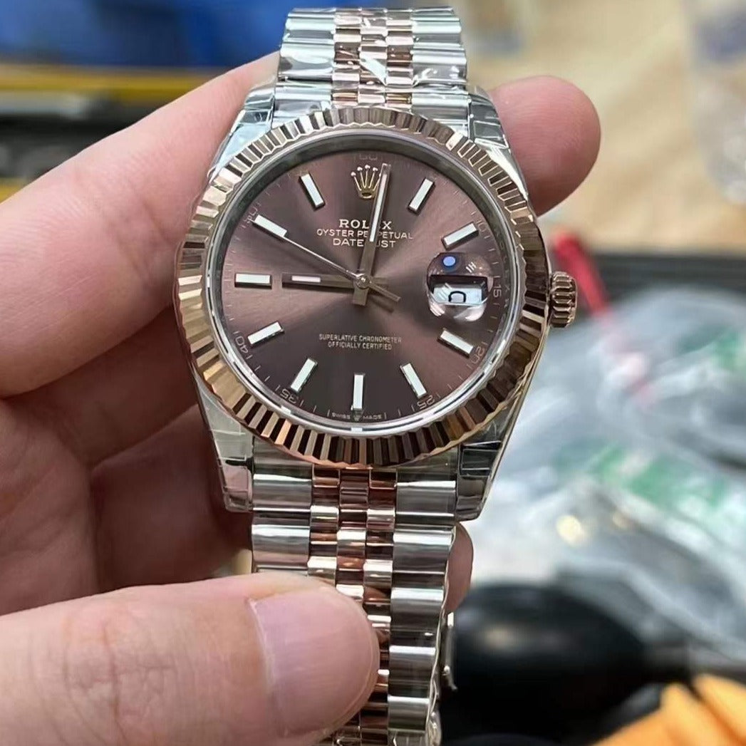 datejust 36 steel & rose gold jubilee