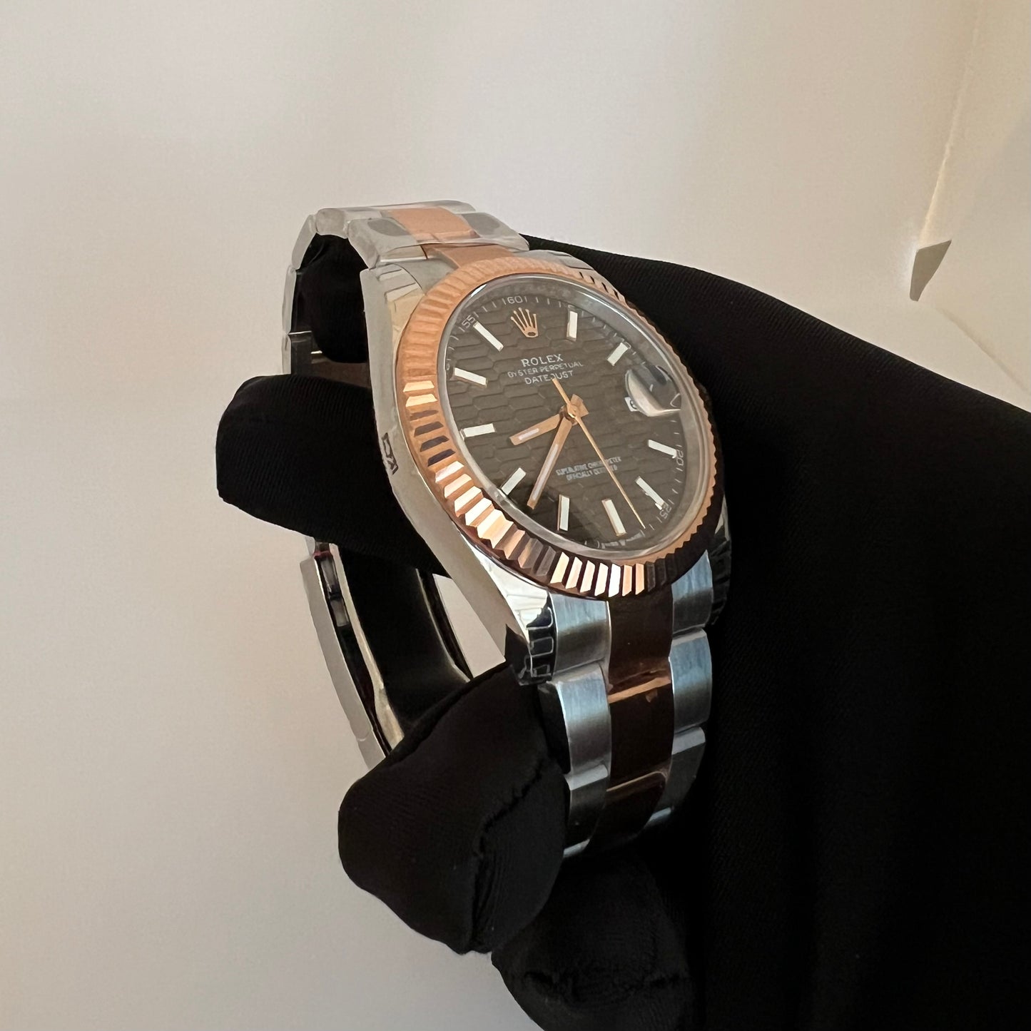 datejust 41 oyster rose gold