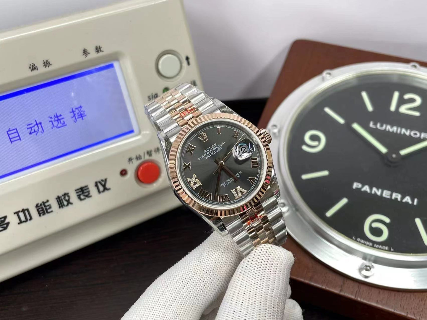 datejust 36 steel & rose gold jubilee