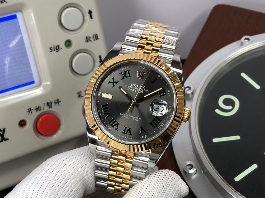 datejust 41 steel&gold fluted