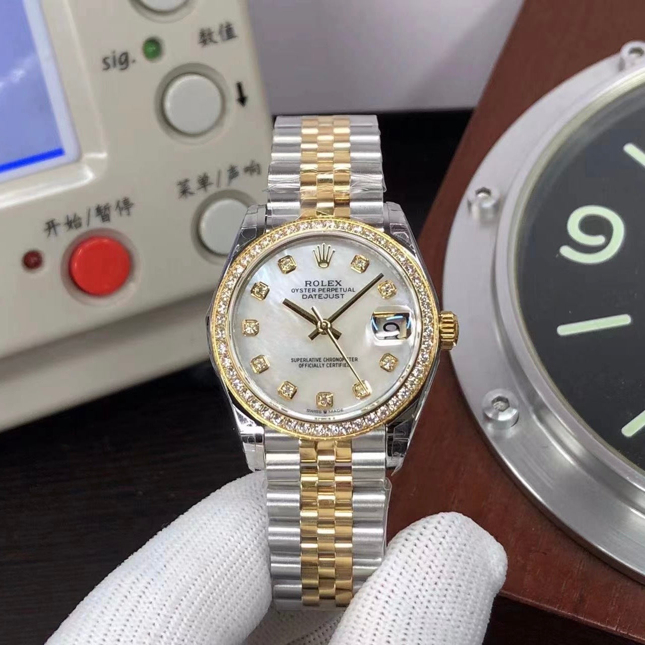 rolex datejust 31 diamonds