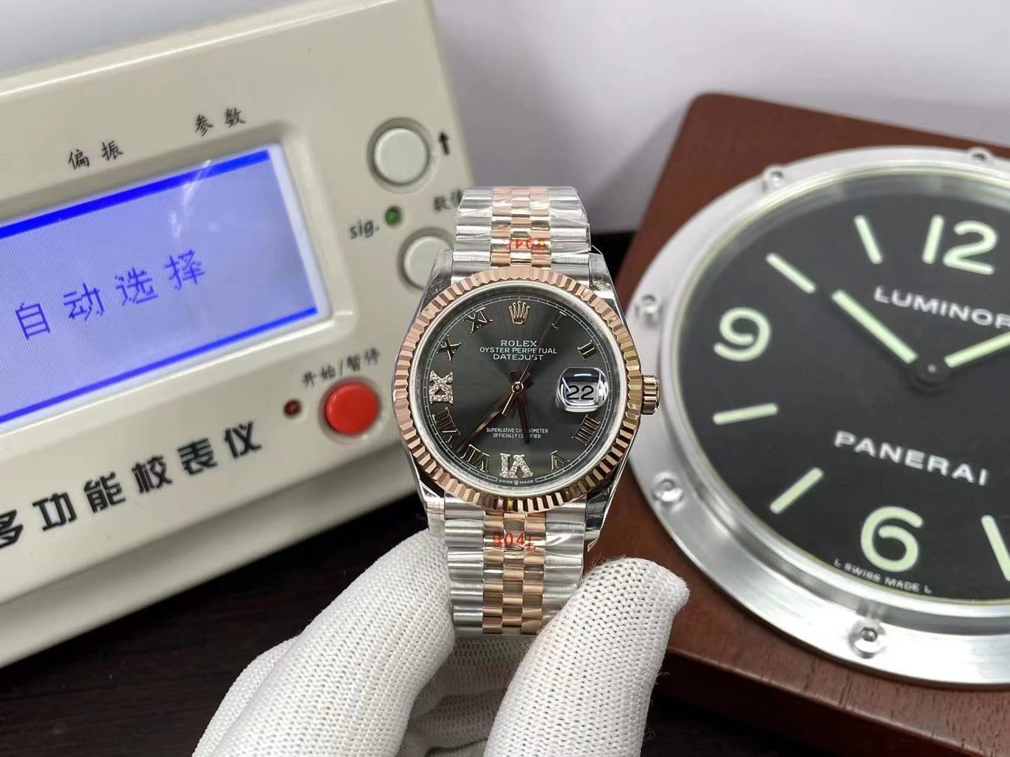 datejust 36 steel & rose gold jubilee