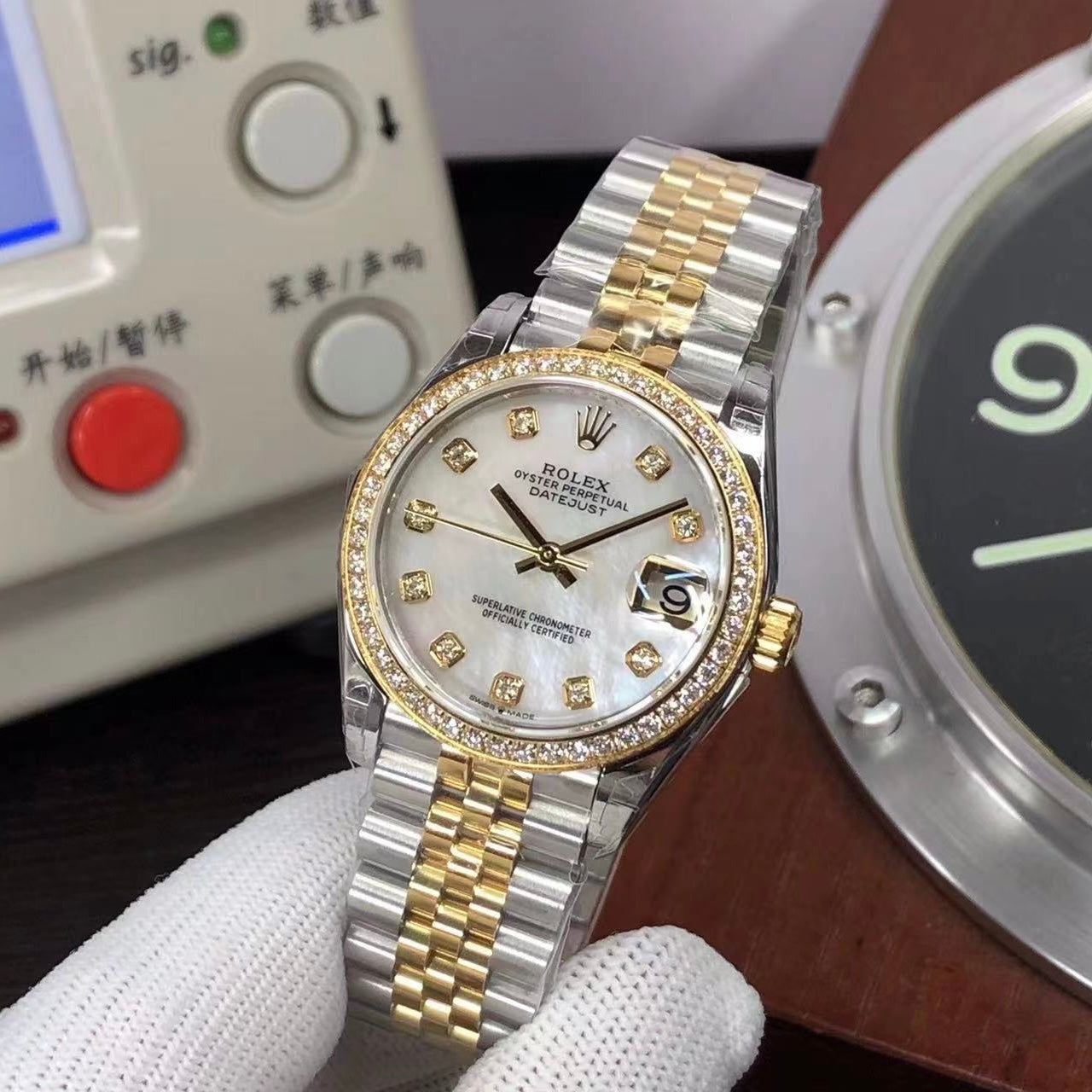 rolex datejust 31 diamonds