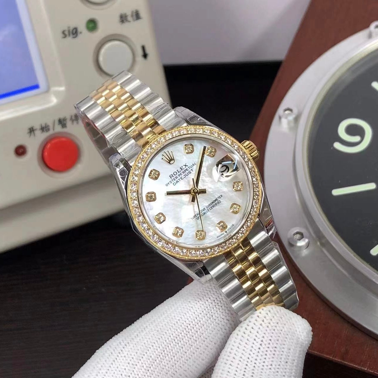 rolex datejust 31 diamonds