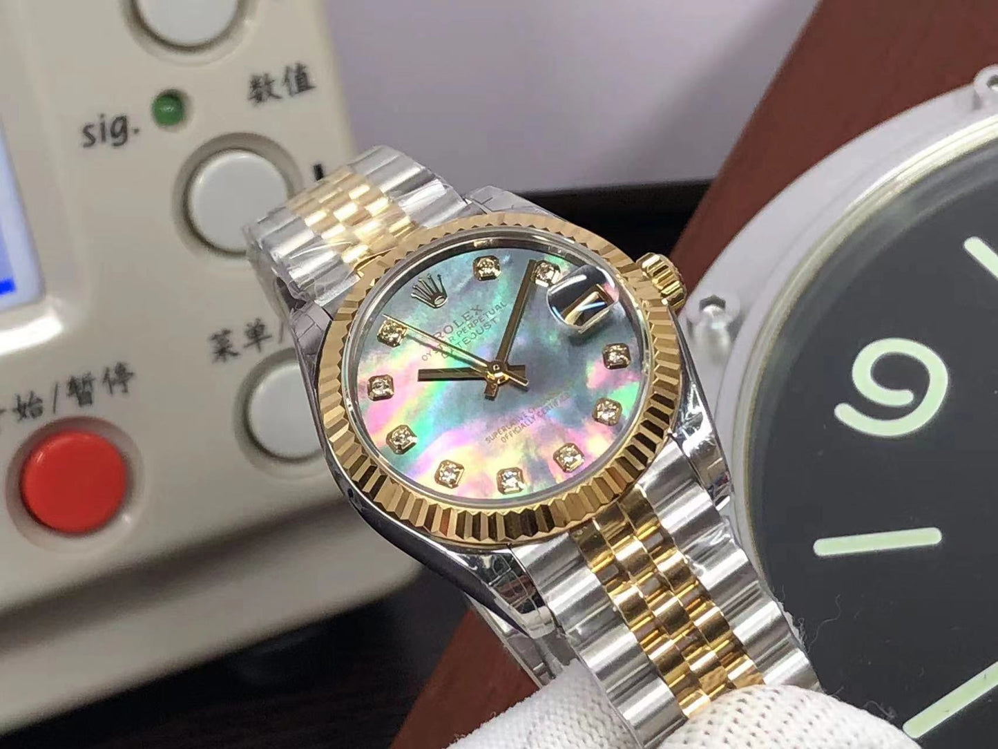 rolex datejust 31 steel and yellow gold