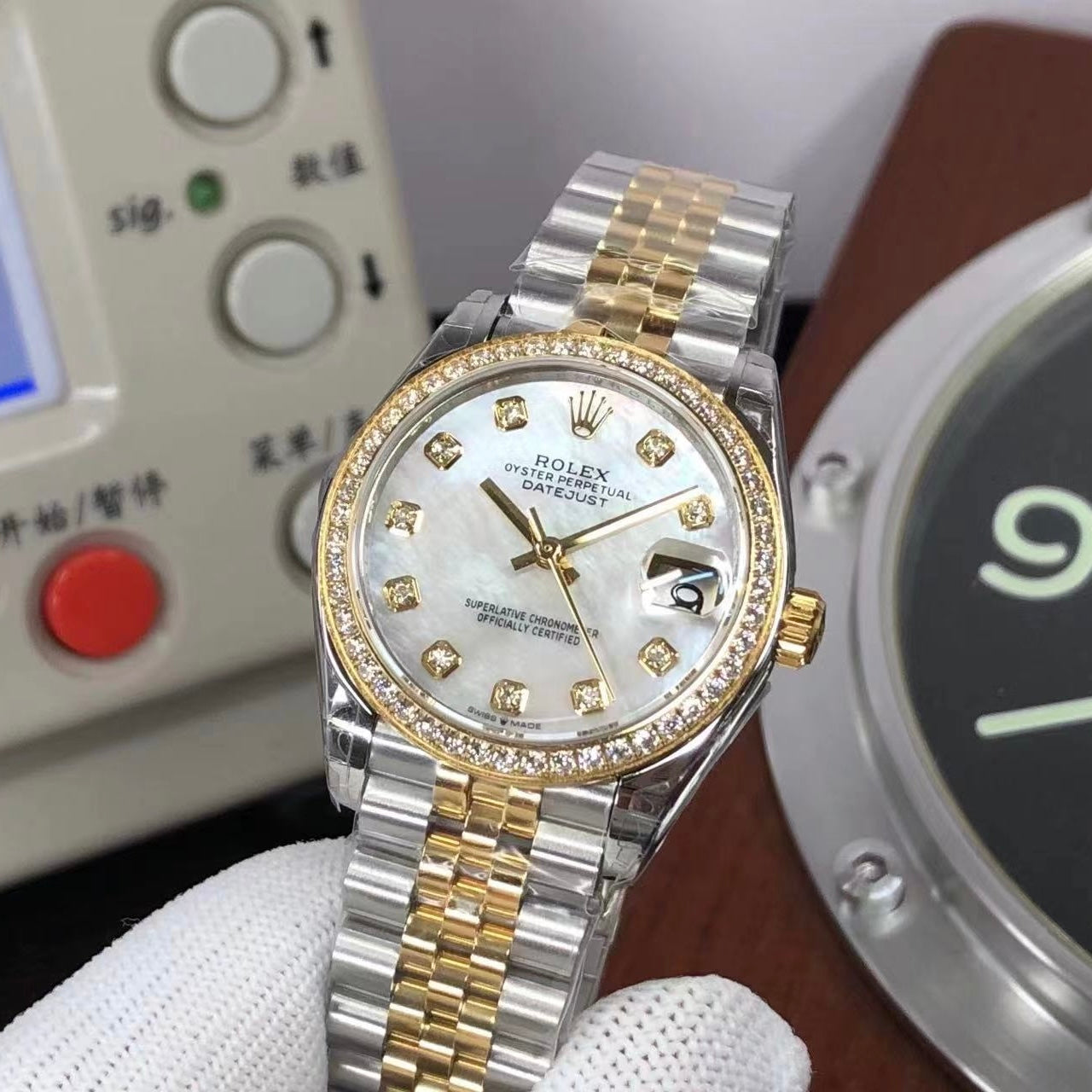 rolex datejust 31 diamonds