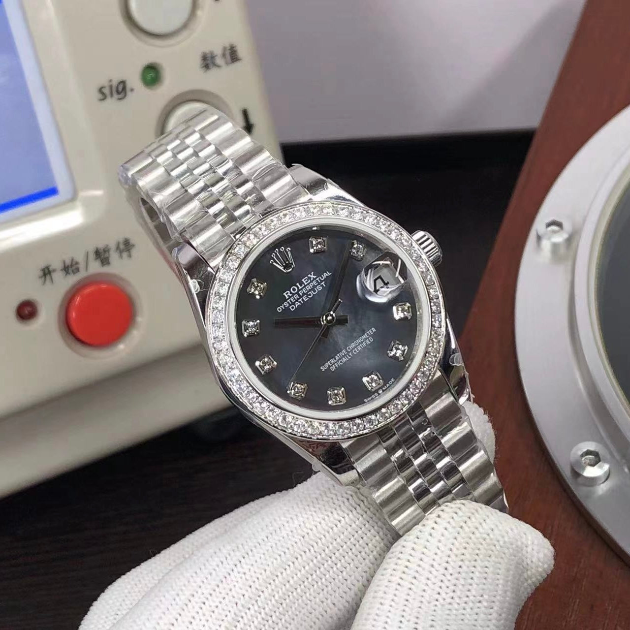 rolex datejust 31 diamonds