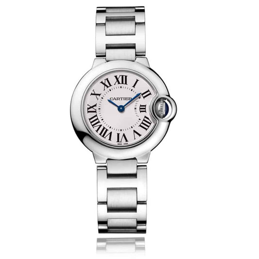 White Ballon 28mm Watch | Cartier Ballon Watch | luxurygroup