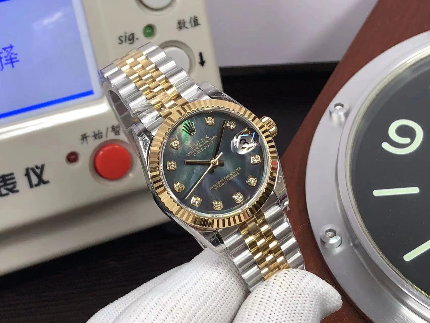 rolex datejust 31 steel and yellow gold