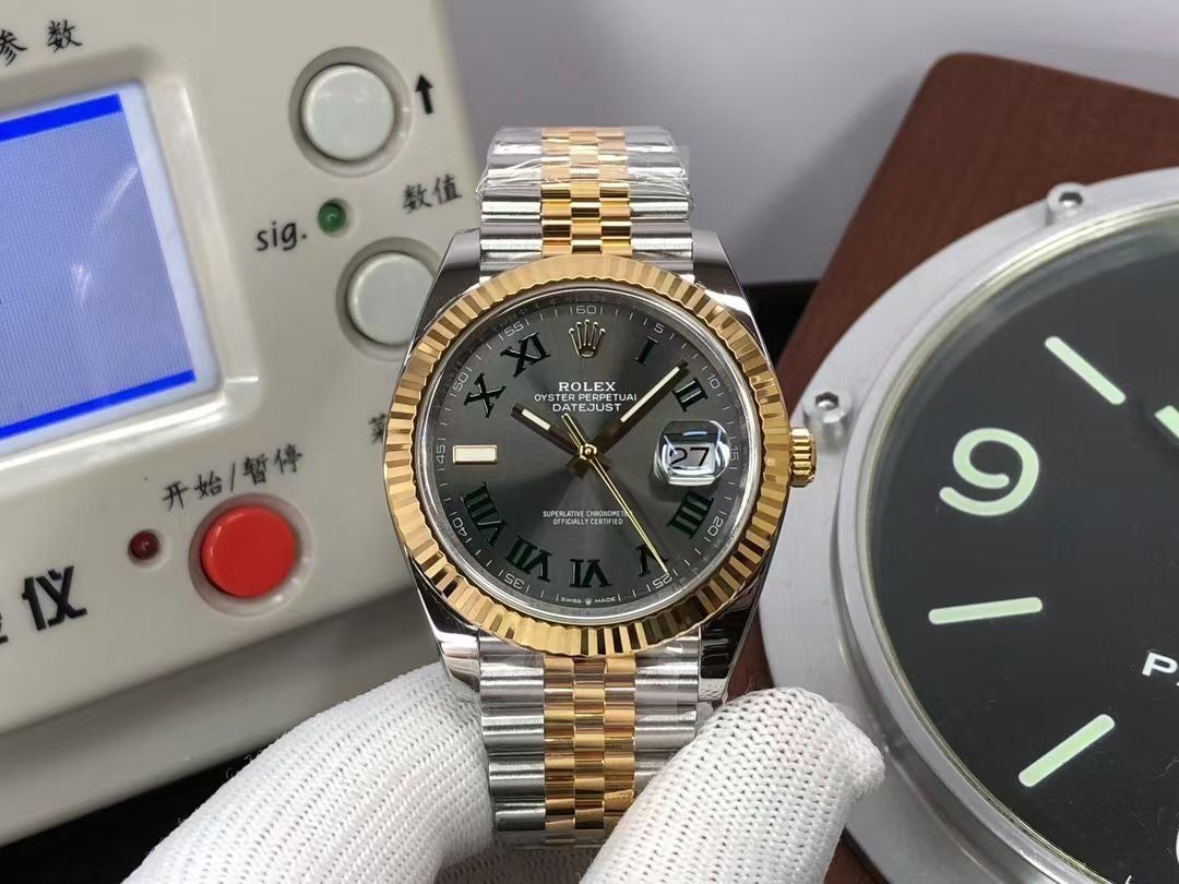 datejust 41 steel&gold fluted