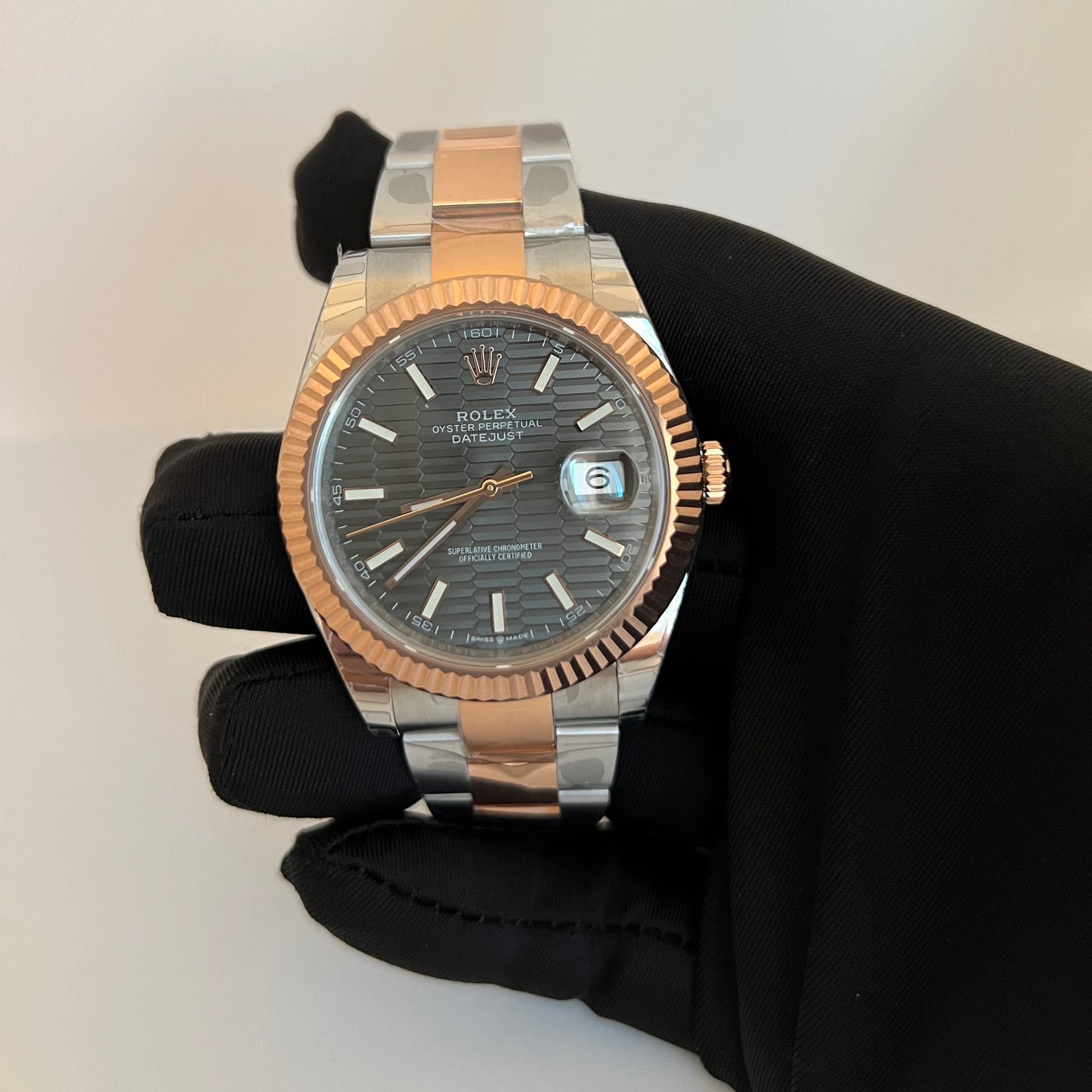 datejust 41 oyster rose gold