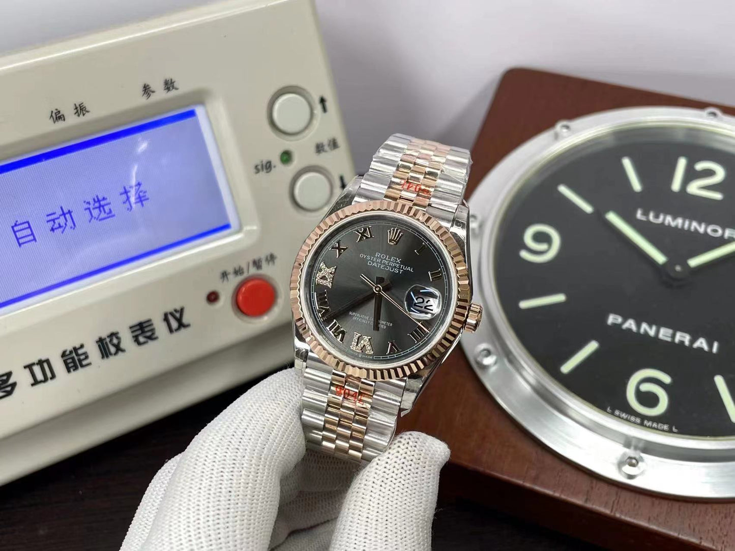 datejust 36 steel & rose gold jubilee