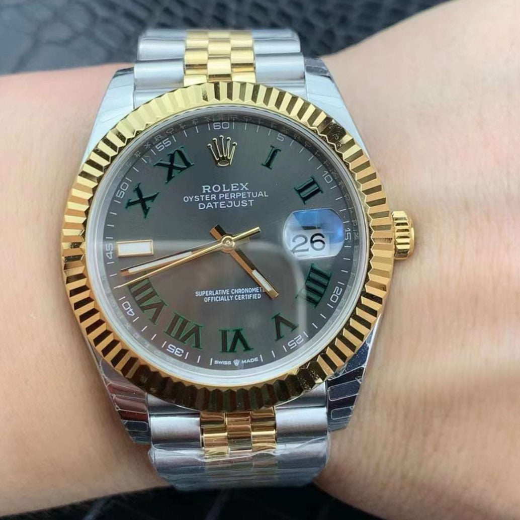 datejust 41 steel&gold fluted