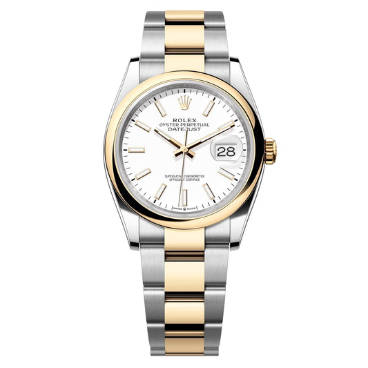 datejust 36 steel & yellow gold