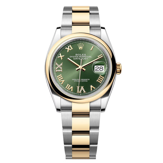 datejust 36 steel & yellow gold
