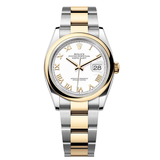 datejust 36 steel & yellow gold
