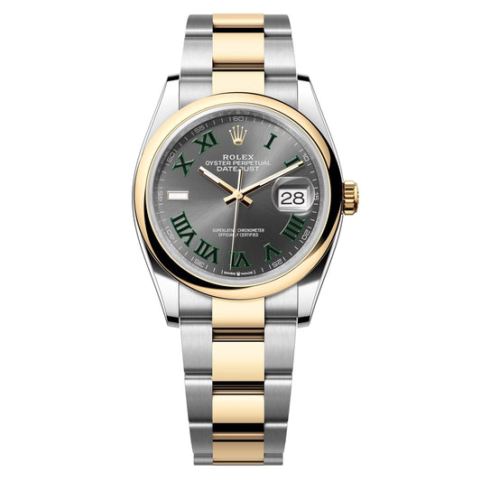 datejust 36 steel & yellow gold