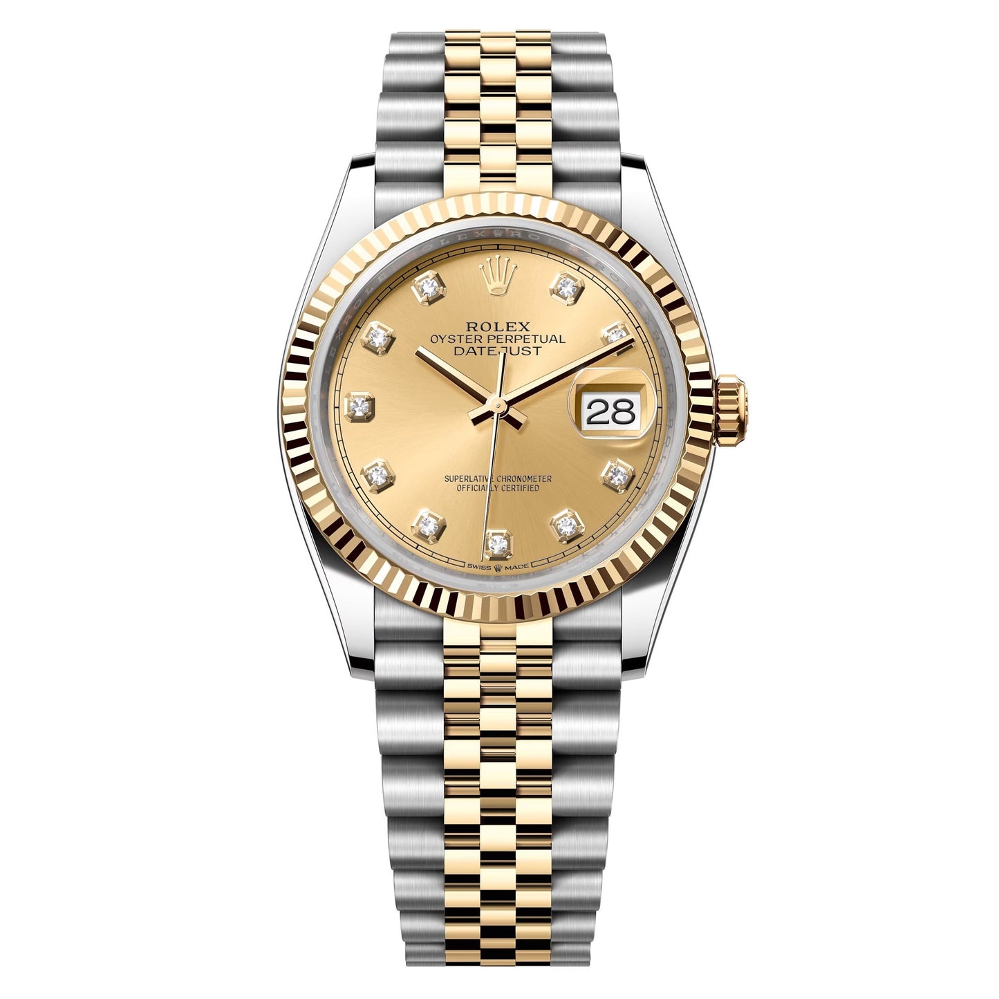 datejust 36 steel & gold jubilee