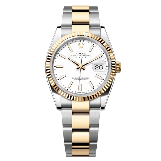 rolex datejust 36 steel&yellow gold