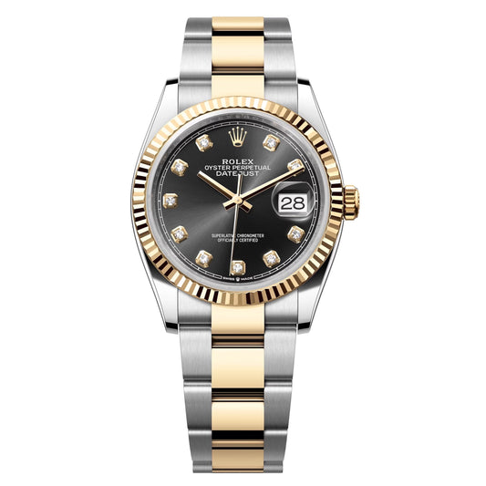 rolex datejust 36 steel&yellow gold