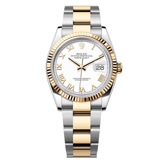 rolex datejust 36 steel&yellow gold