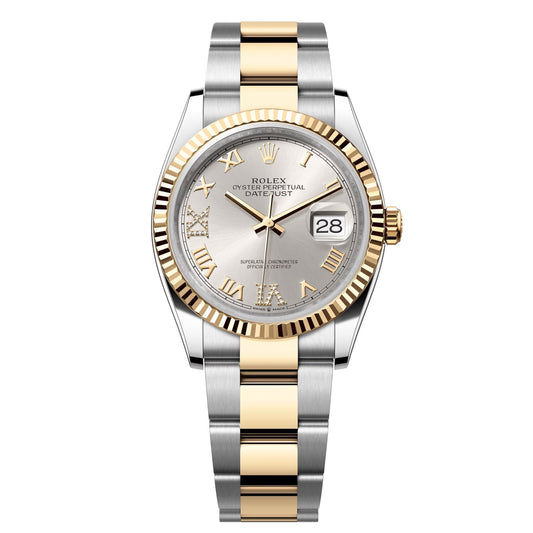 rolex datejust 36 steel&yellow gold