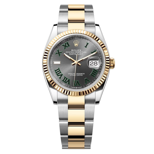 rolex datejust 36 steel&yellow gold