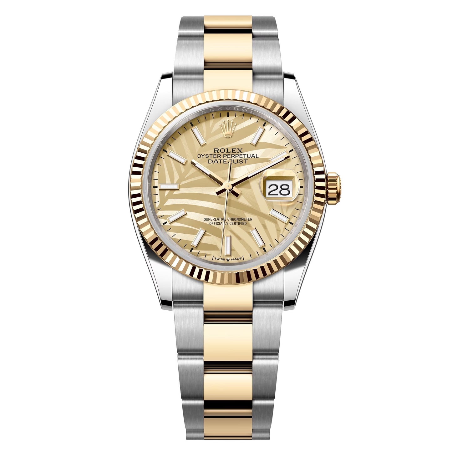 rolex datejust 36 steel&yellow gold