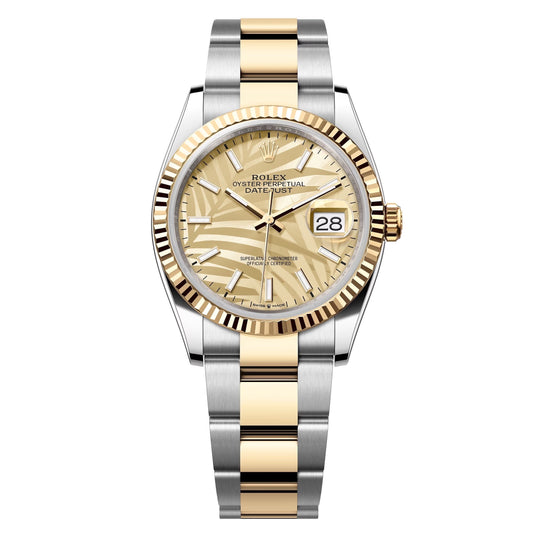 rolex datejust 36 steel&yellow gold