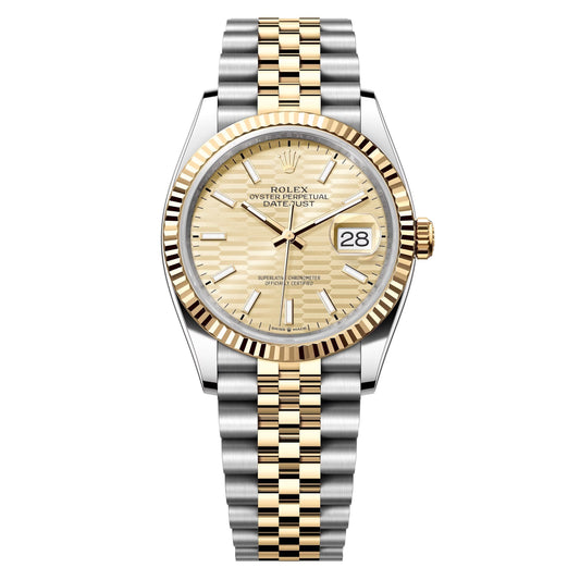 datejust 36 steel & gold jubilee