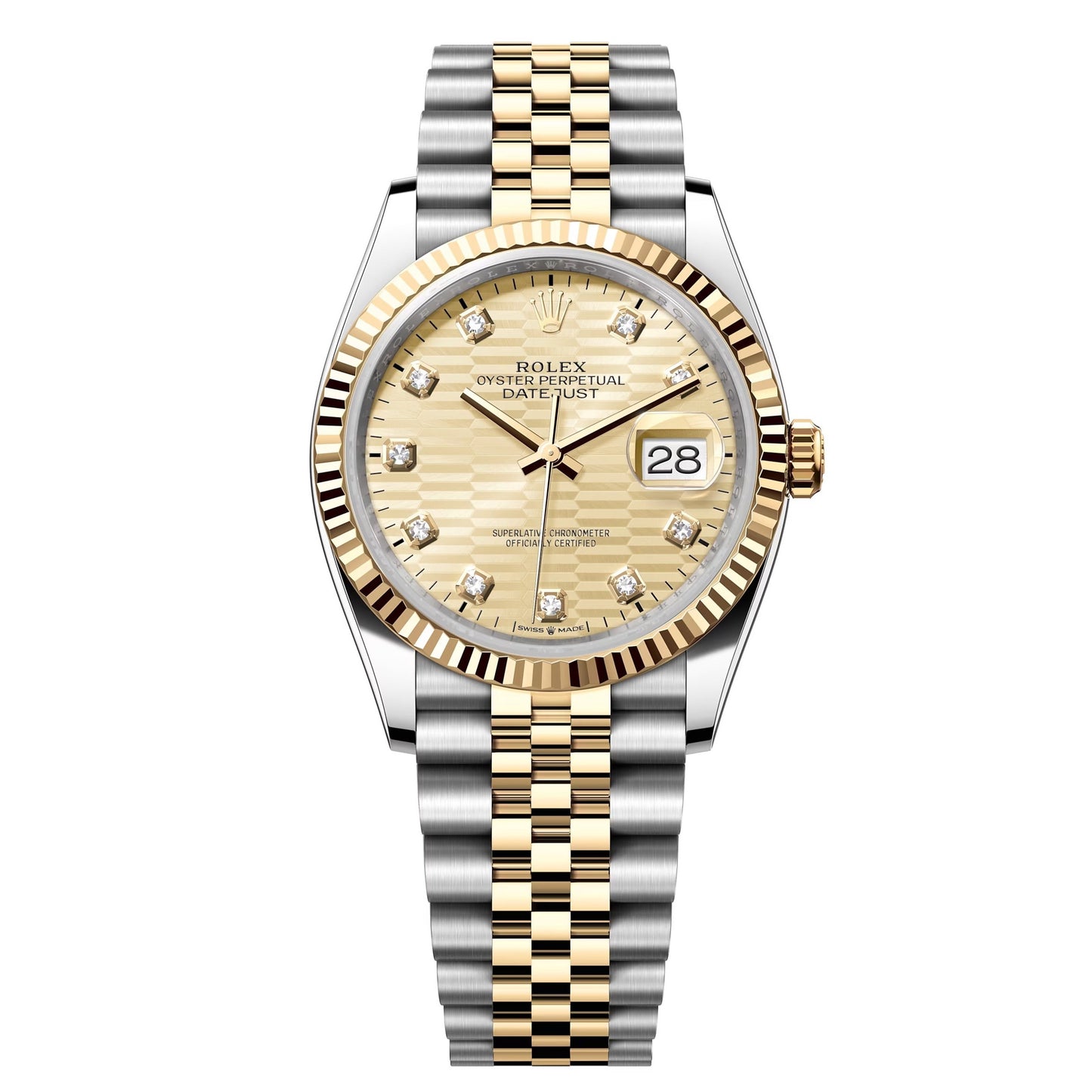 datejust 36 steel & gold jubilee