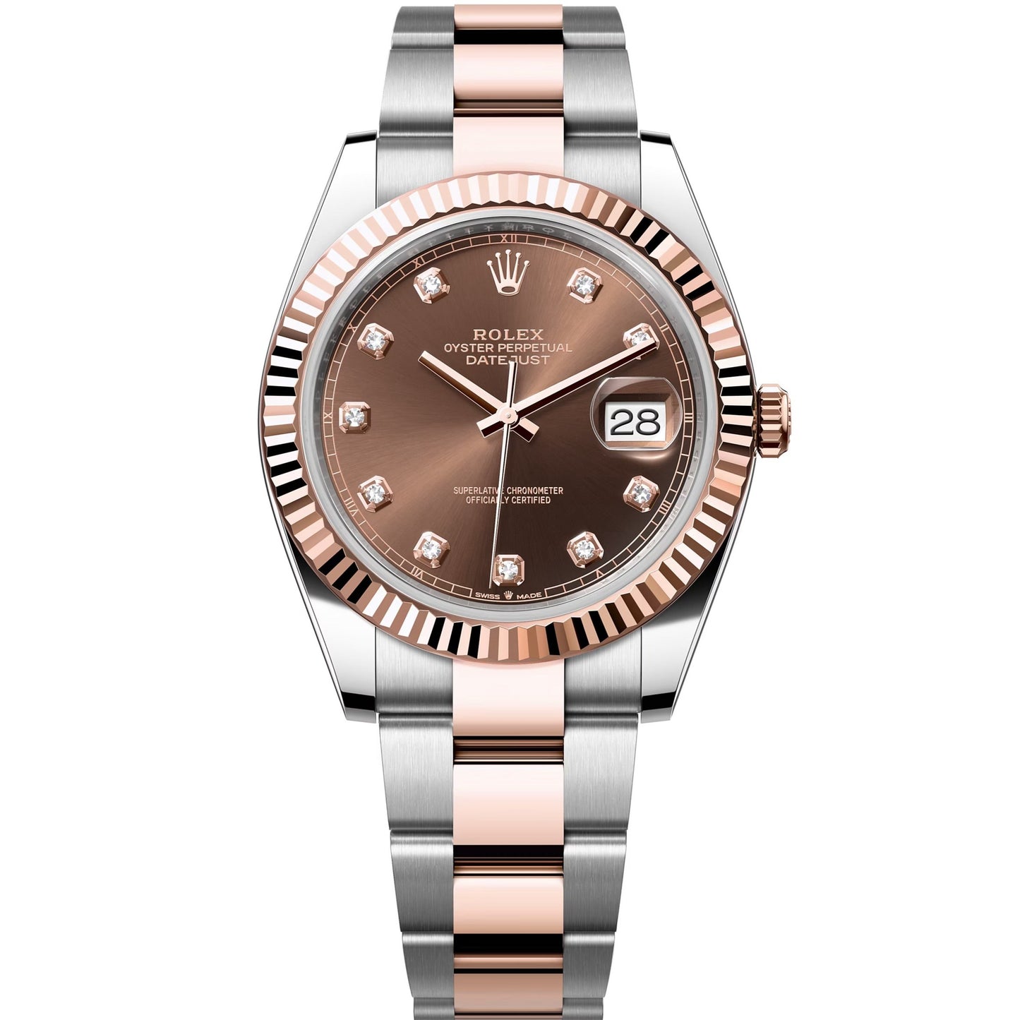 datejust 41 oyster rose gold