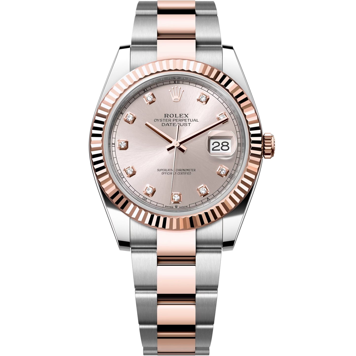 datejust 41 oyster rose gold