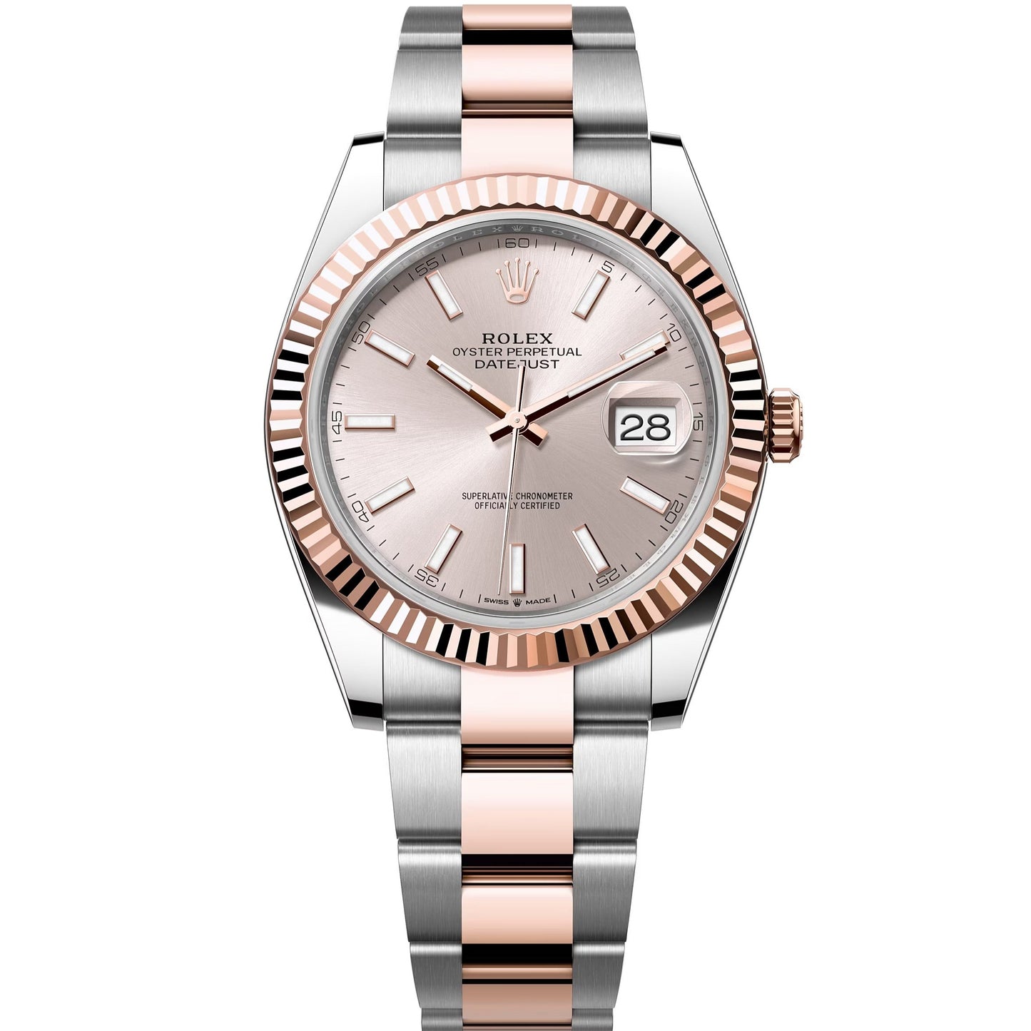 datejust 41 oyster rose gold