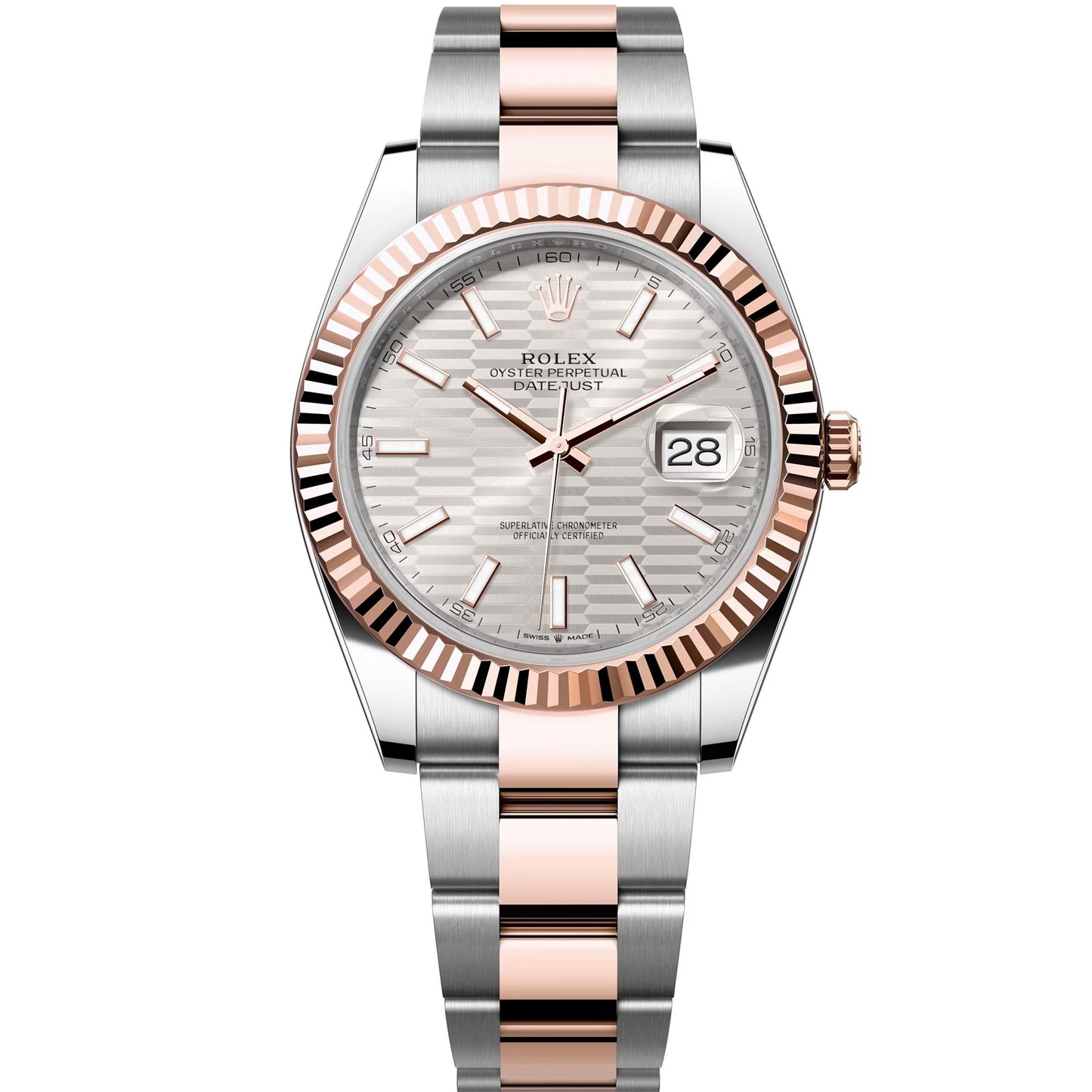 datejust 41 oyster rose gold