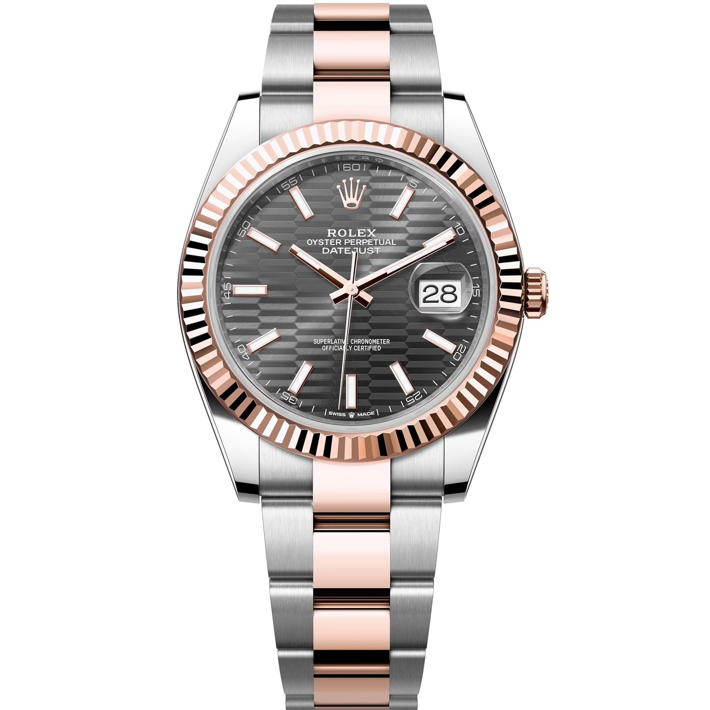 datejust 41 oyster rose gold