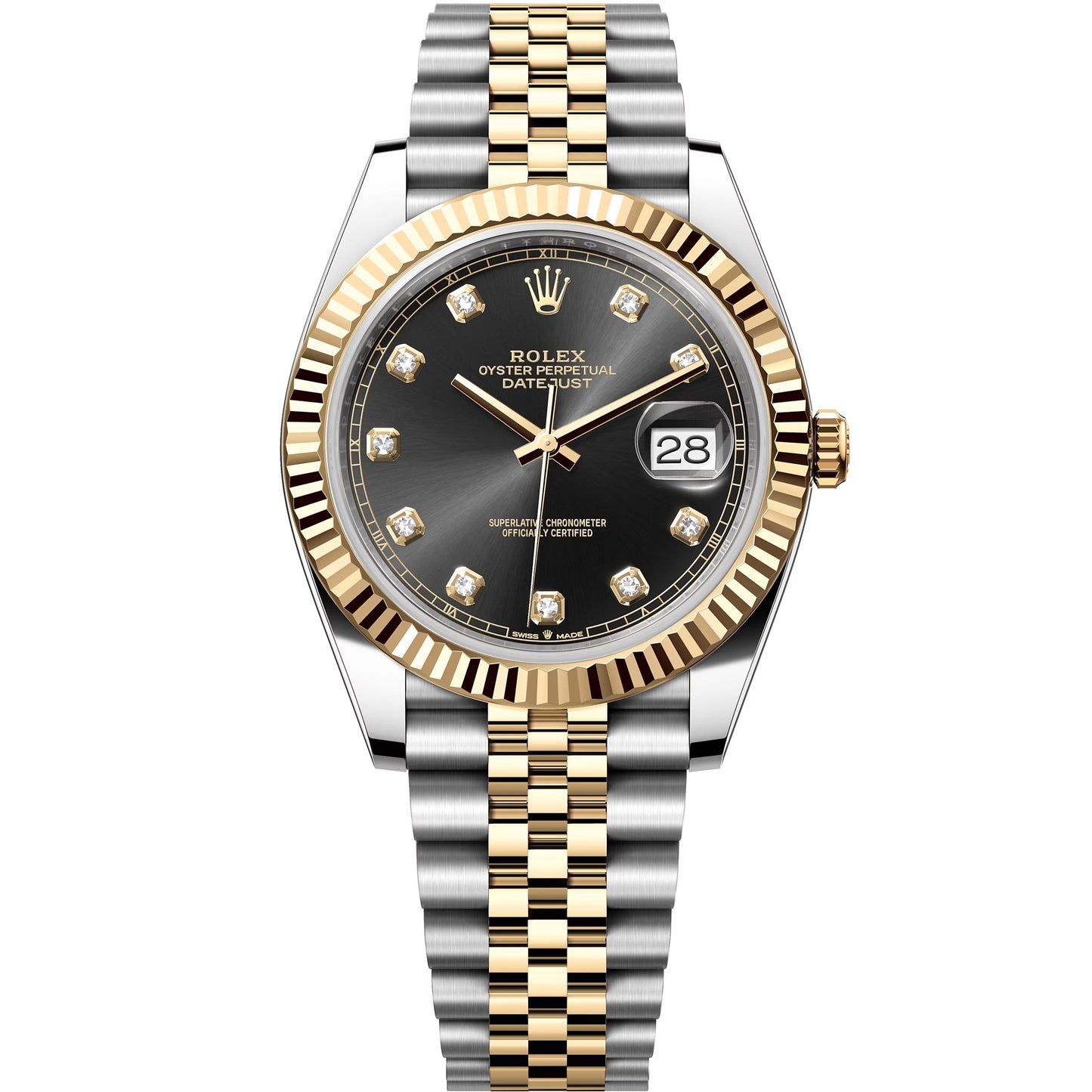 datejust 41 steel&gold fluted