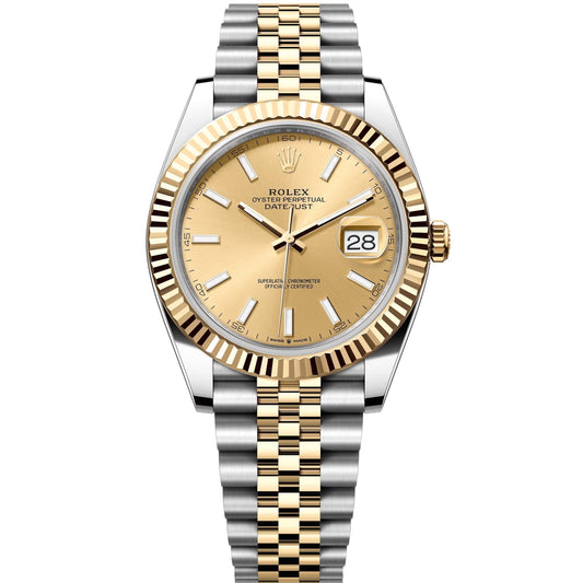 datejust 41 steel&gold fluted