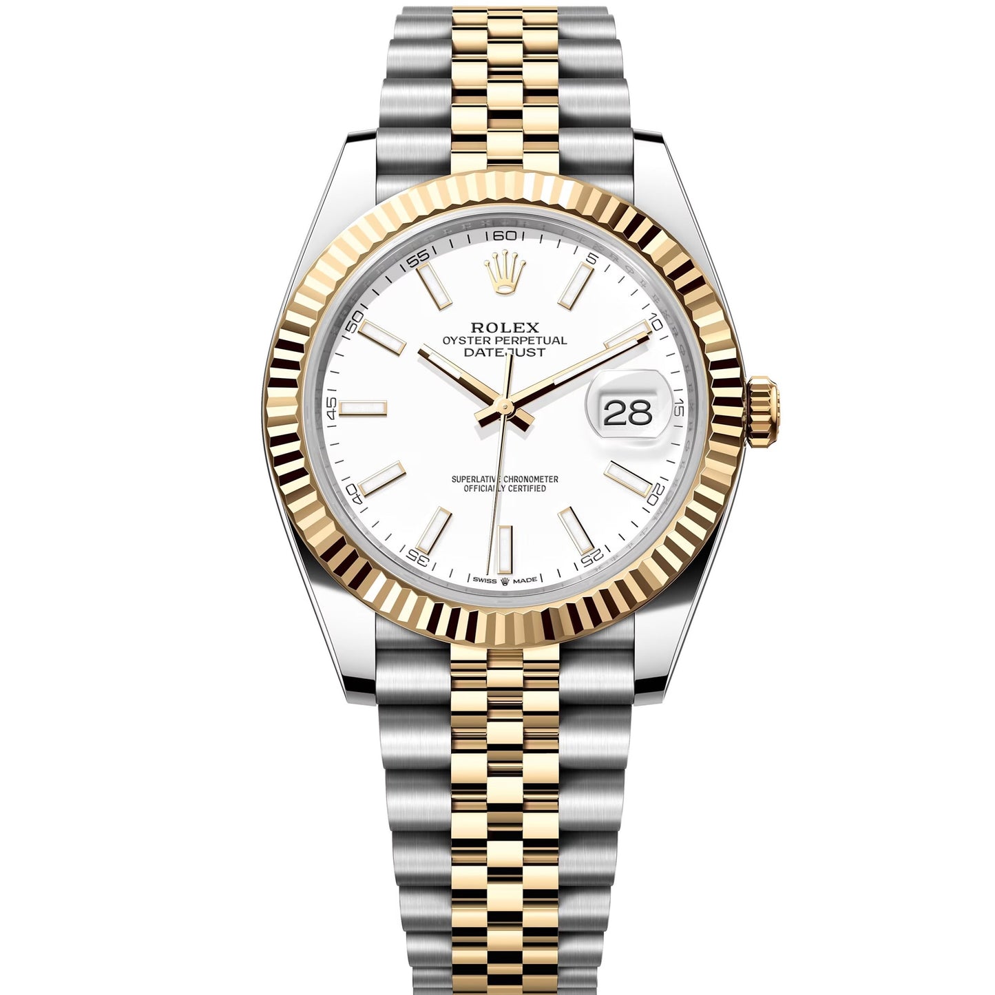 datejust 41 steel&gold fluted