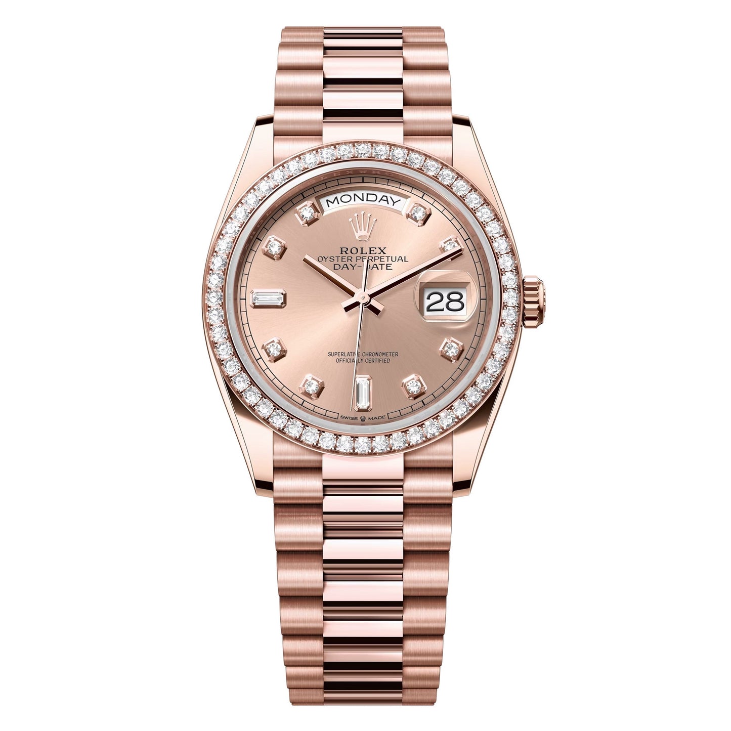 day-date rose gold 36 diamonds