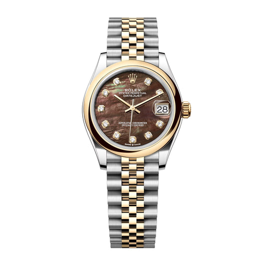 rolex datejust 31 steel and yellow gold